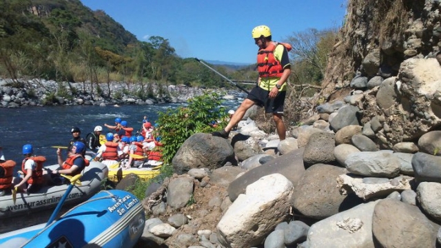  Rafting instructors 